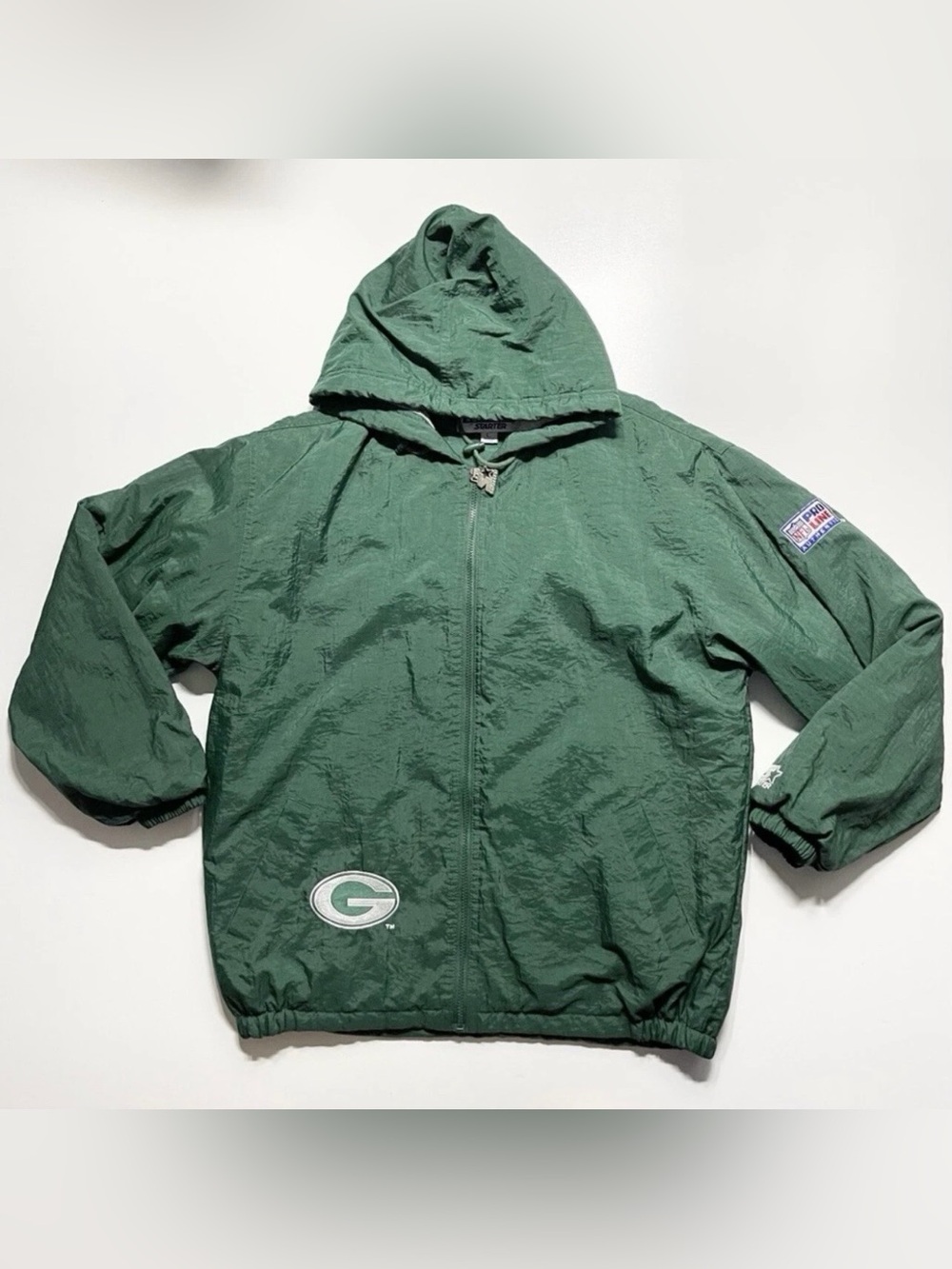 Starter Pro Line Authentic Green Bay Packers Vintage Jacket Men’s Size Large